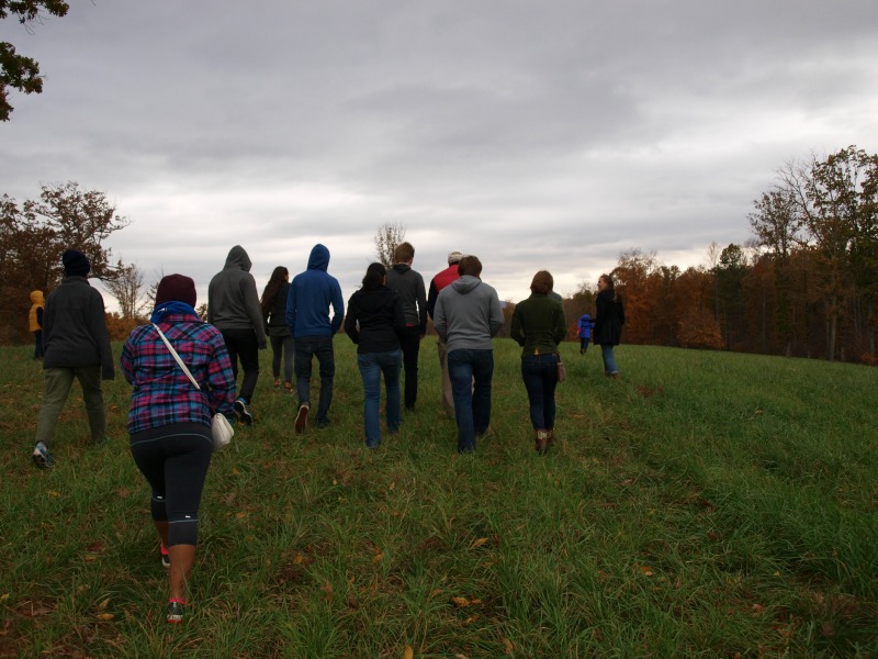 Going for a hike after lunch